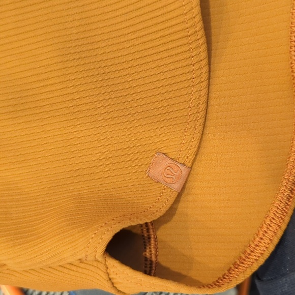 Lululemon Ribbed Longline Yoga Bra *Light Support, C/D Cup Butternut Brown - Picture 9 of 9